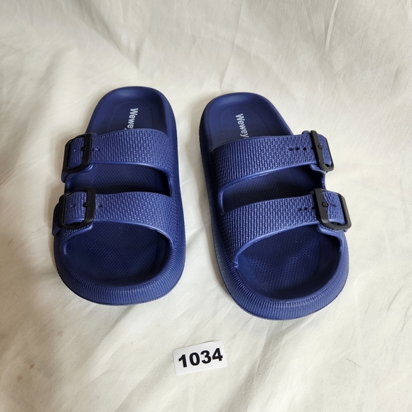Weweya Men's 7 1/2 Womens 9-10 cloud Pillow Blue Sandals Size 40-41 - Picture 2 of 5